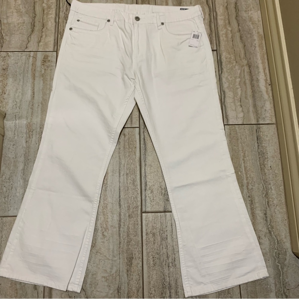 Buffalo Jeans White 38X30 Slim Boot NWT Retro